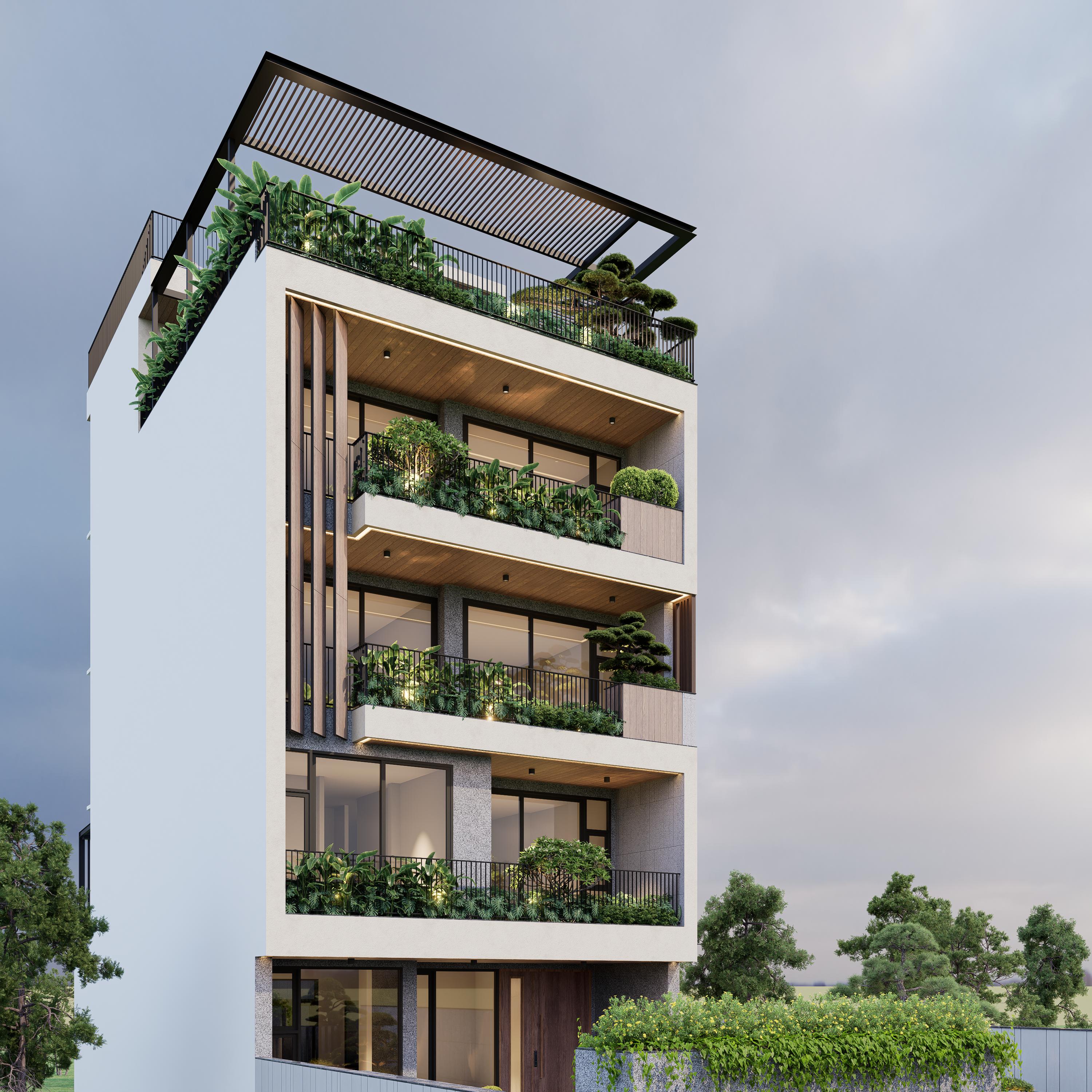 Villa phố — Gò Vấp — góc nhìn 5
